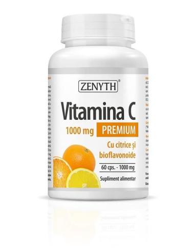 Vitamina C Premium 1000 mg cu citrice si bioflavonoide - SamDistribution.ro
