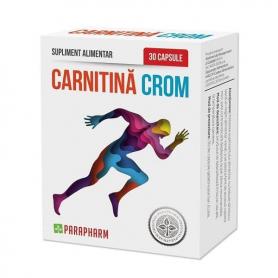 Carnitina Crom, 30 capsule, Parapharm