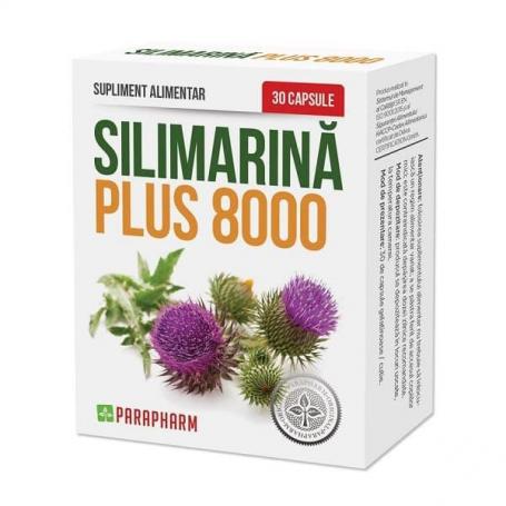 Silimarina Plus 8000, 30 capsule moi - Parapharm