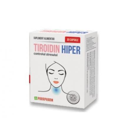 Tiroidin Hiper, 30 capsule - Parapharm