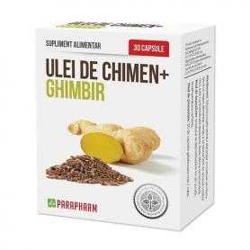 Ulei de Chimen + Ghimbir, 30 capsule - Parapharm