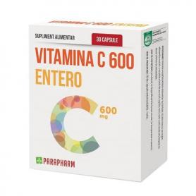 Vitamina C (600mg Entero), 30 capsule - Parapharm