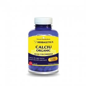 Calciu Organic, 120 capsule, Herbagetica