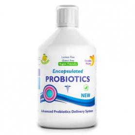 Probiotic Lichid - Complex cu Bifidobacterium lactis + Vitamina C + L-glutamina, 500 ml, Swedish Nutra