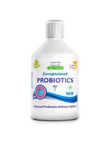 Probiotic Lichid - Complex cu Bifidobacterium lactis + Vitamina C + L-glutamina, 500 ml, Swedish Nutra
