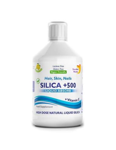 Siliciu Lichid (500 Mg) + Vitamina C, Swedish Nutra - 500 ml