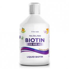 Biotina lichida (10.000mcg), Swedish Nutra - 500 ml