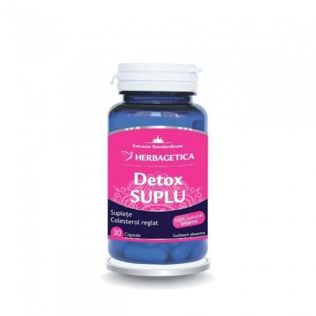 Detox Suplu, 30 capsule, Herbagetica