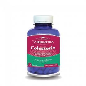 Herbagetica, Colesterix, 120 capsule