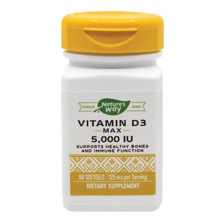 Vitamina D3 5000, 60 capsule, Secom