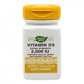 Vitamina D3 2000 UI, 30 capsule, Secom
