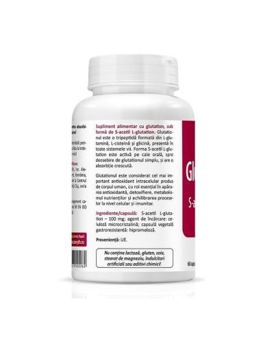Glutathione, 60 capsule, Zenyth - SamDistribution.ro