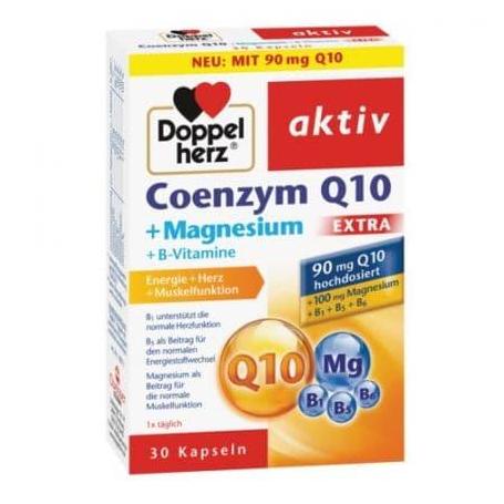 Coenzima Q10 Extra + Magneziu + B1 + B5 + B6, 30 capsule, Doppelherz