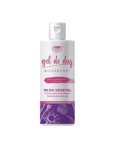 Gel de dus 99.5% vegetala cu bicarbonat, aloe, galbenele, musetel, 200 ml, Ceta Sibiu