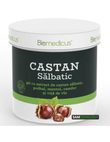 Gel Castan Salbatic, 250 ml, Biomedicus