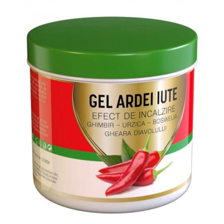 Gel cu efect de incalzire Ardei Iute, 275 ml, Praemium