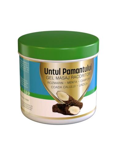 Gel de masaj racoritor Untul Pamantului, 275 ml, Praemium