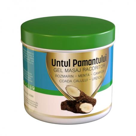 Gel de masaj racoritor Untul Pamantului, 275 ml, Praemium