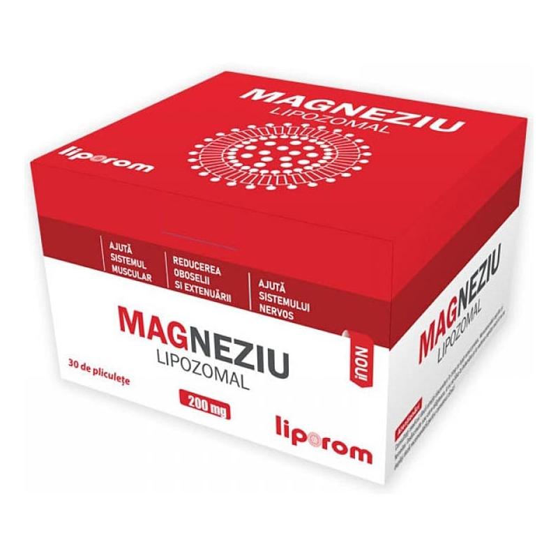 Magneziu Lipozomal (antistres), Liporom, 30 plicuri - SamDistribution.ro