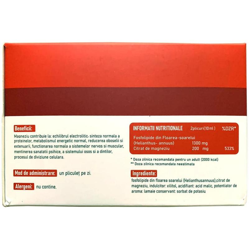 Magneziu Lipozomal (antistres), Liporom, 30 plicuri - SamDistribution.ro