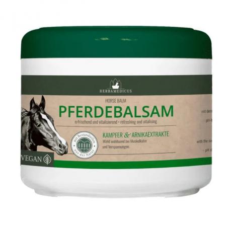 Pferdebalsam horse balm, balsam camforat arnika, 500 ml, Herbamedicus