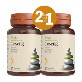 Ginseng, 30 capsule, Alevia (pachet 1+1 gratis)