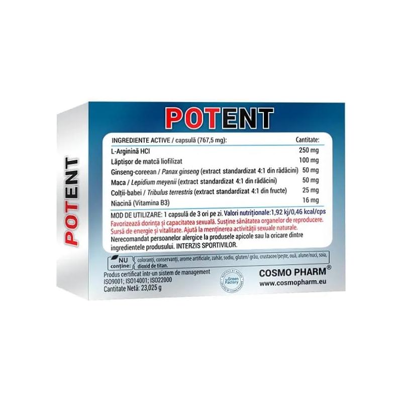 Potent, 30 capsule, Cosmopharm - SAM Distribution