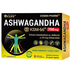 Ashwagandha KSM-66, 700mg, 30 capsule, Cosmopharm