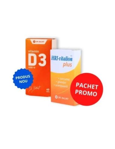 HRI-Vitalion Plus, 54 comprimate + Vitamina D3