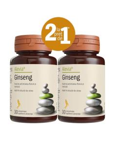 Ginseng, 30 capsule, Alevia (pachet 1+1 gratis)