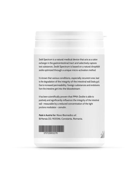 Zeolit Spectrum pulbere, 400g, Novo Biomedics