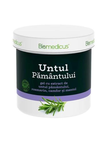 Gel cu Extract de Untul Pământului, Rozmarin, Camfor și Mentol - Biomedicus
