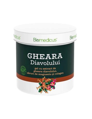 Biomedicus Gheara Diavolului gel de masaj cu Saruri de Magneziu si Colagen, 250 ml