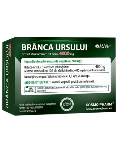 Branca Ursului 4000 Cosmopharm prospect