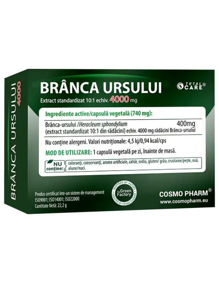 Branca Ursului 4000 Cosmopharm prospect