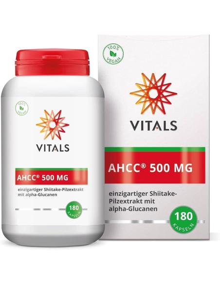 AHCC 500mg 180 cps Vitals