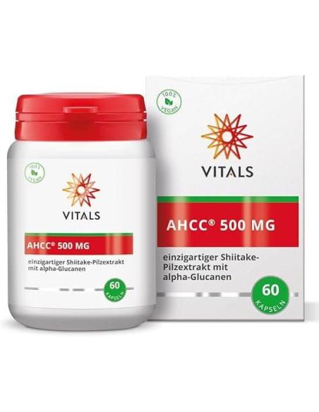 AHCC 500mg 60 cps Vitals