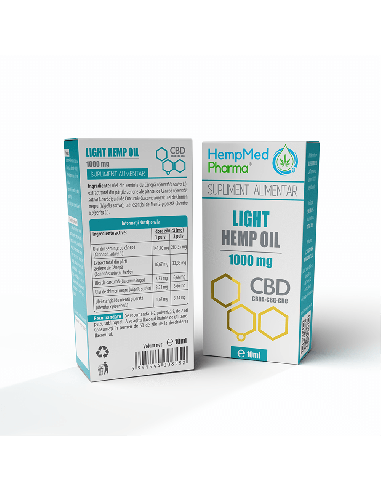 Ulei CBD Light Hemp 1000 mg HempMed Pharma