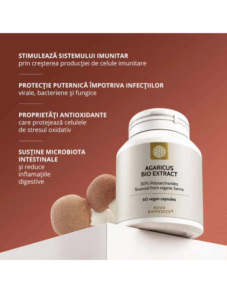 Ciuperca Agaricus Bio Extract Novo Biomedics