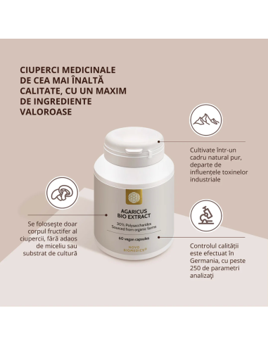 Ciuperca Agaricus Bio Extract