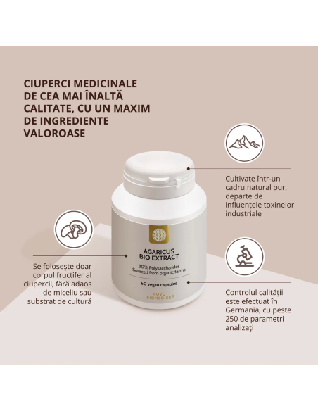 Ciuperca Agaricus Bio Extract
