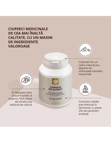 Ciuperca Coprinus Bio Extract Novo Biomedics