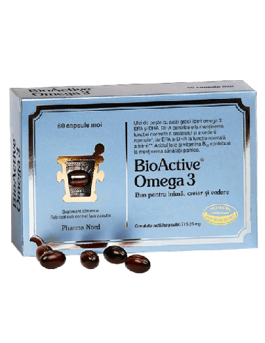 BioActive Omega 3, 60 capsule, Pharma Nord