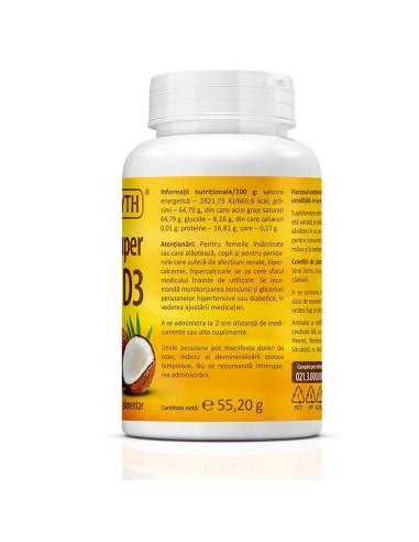 Super Vitamina D3 2000UI, 120 capsule + 30 gratis
